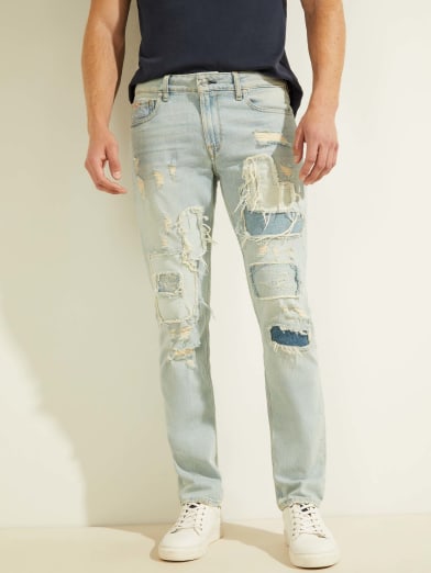 Guess mens jeans sale clearance