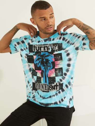 guess men's graphic tees