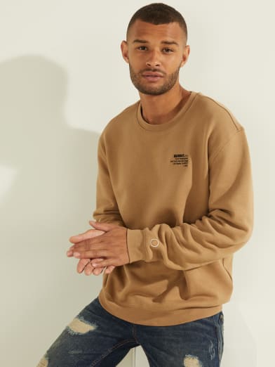 guess multi script sweatshirt