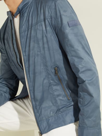 guess jake quilted bomber jacket