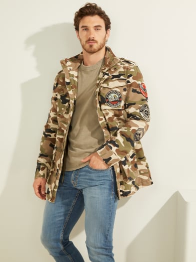 Guess khaki jacket clearance