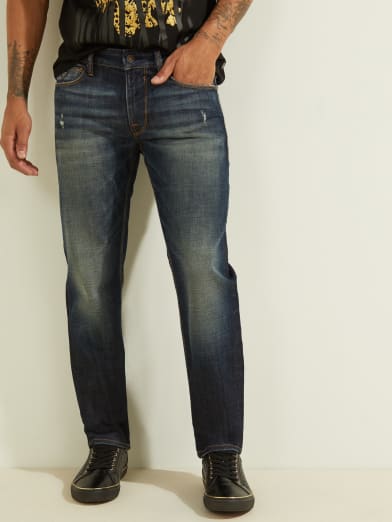 guess waxed jeans