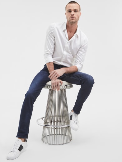 men's slim tapered jeans