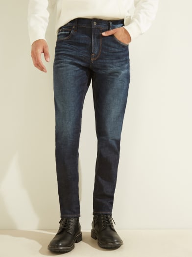 guess men's slim tapered jeans