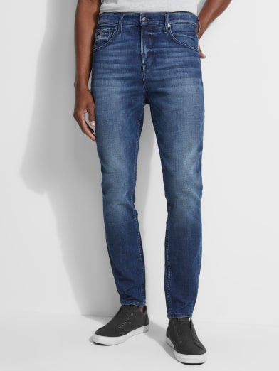 mens slim fit tapered jeans