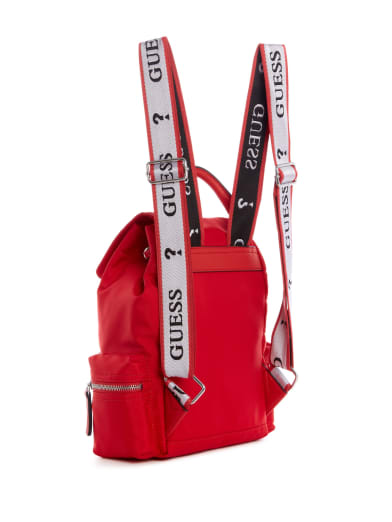 Red guess backpack purse clearance