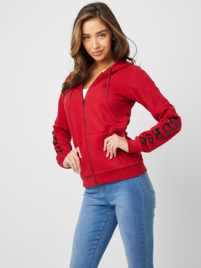 guess zip up hoodie