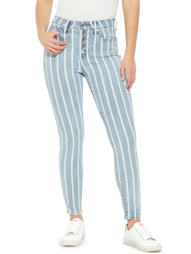 stripped jeans for women