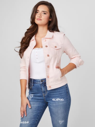 guess factory denim jacket