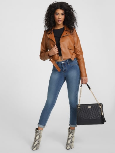 Alex Faux-Leather Moto Jacket