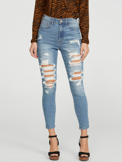 Marissa High-Rise Destroyed Skinny Jeans