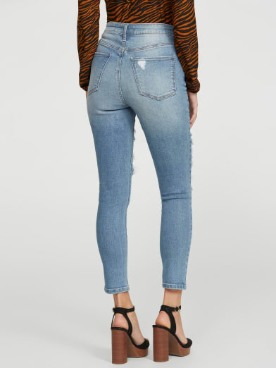 Marissa High-Rise Destroyed Skinny Jeans