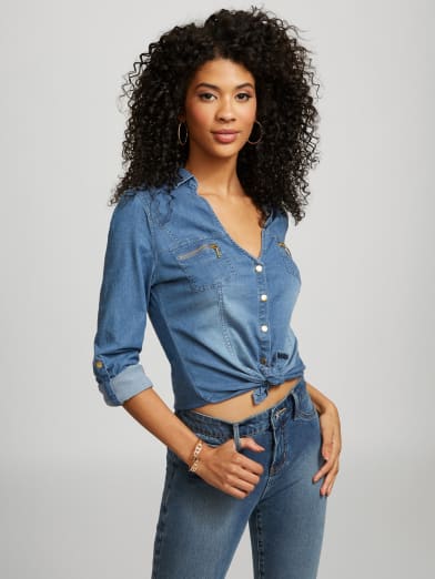 Juliana Snap Button Top