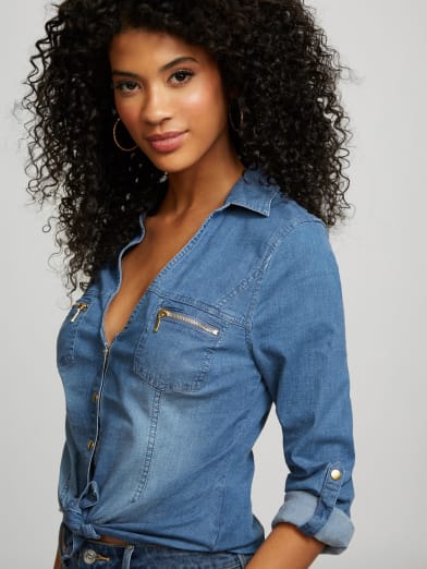 Juliana Snap Button Top