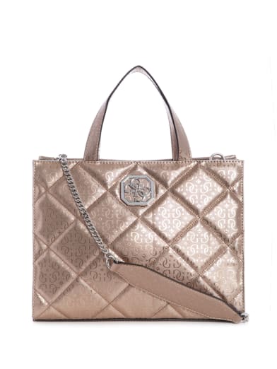 guess yellow handbag