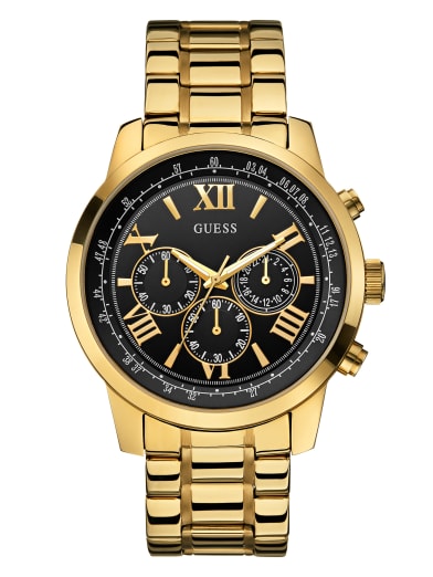 Guess watch gold and black Clearance