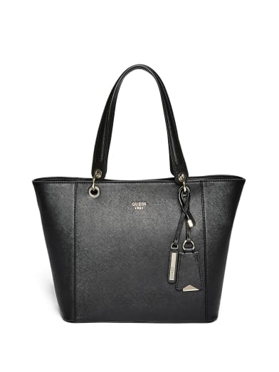 guess black tote handbag