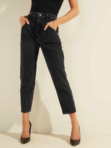 black jeans mom jeans