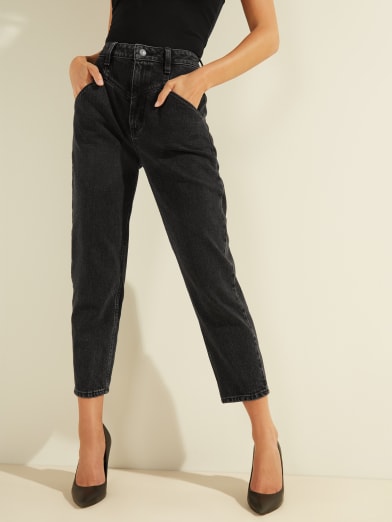 high rise mom fit jeans