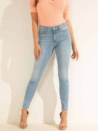 guess black ripped jeans