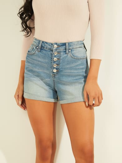 Guess high waisted shorts clearance