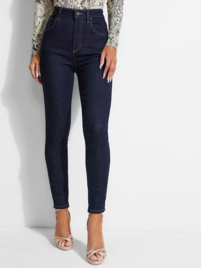 guess high waisted black jeans