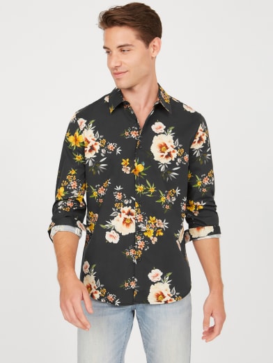 Men's Button-Down Shirts | GUESS Factory