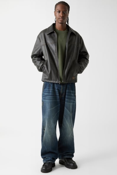 GUESS® GUESS Originals Faux-Leather Jacket