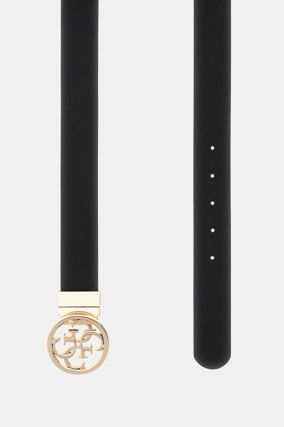 GUESS riem Noelle Nolana Belt W85 Latte Logo bruine inkortbaar omkeerbaar