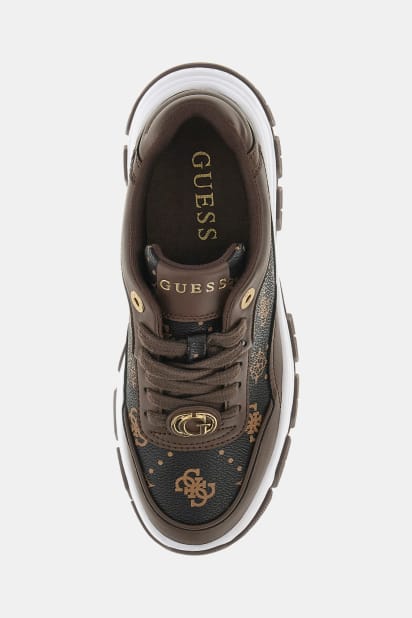 Guess IMERI - Sneakers basse - tan/marrone chiaro