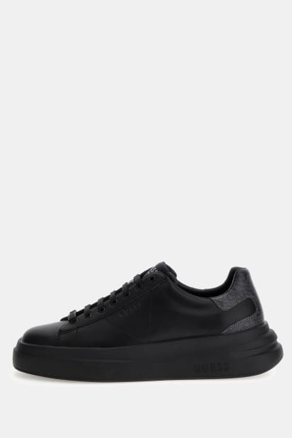 GUESS Dorion: Sneaker Uomo In Tessuto Nero, Suola BassaLacci, Taglia 44 EU