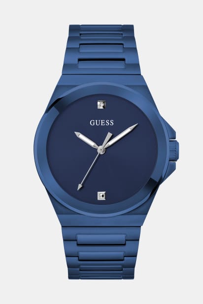 Regal dames horloge zilverkleurig, drie rijen zirkonia | -NL