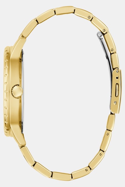 GUESS Orologio Uomo Big Reveal - Quarzo, Acciaio Inossidabile, Cassa 45mm, Quadrante Taglio Chiaro