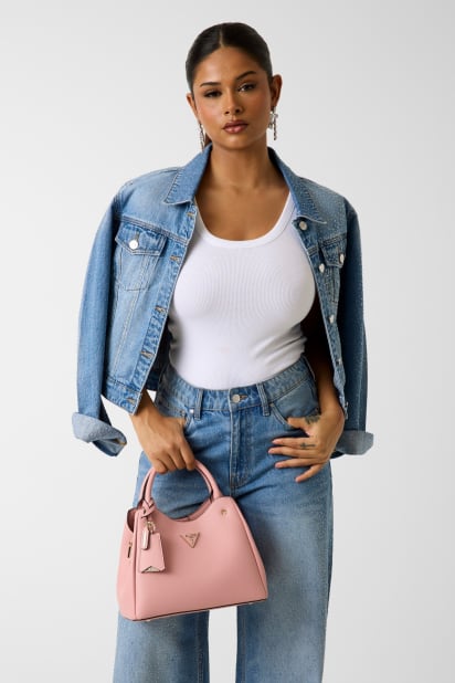 GUESS® Meridian Logo Handbag Women