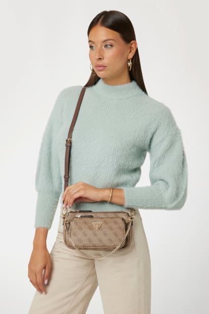 GUESS Womens Noelle Crossbody Camera Tas (pak van 1), LTL, One Size, Westers : GUESS