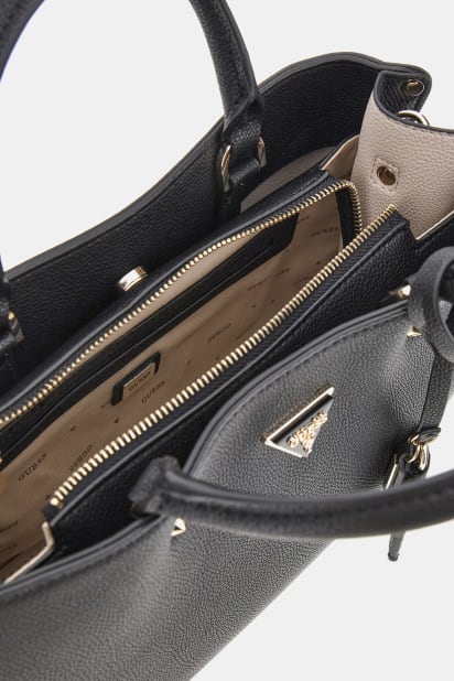 GUESS® Meridian zımba detaylı el çantası Kadın