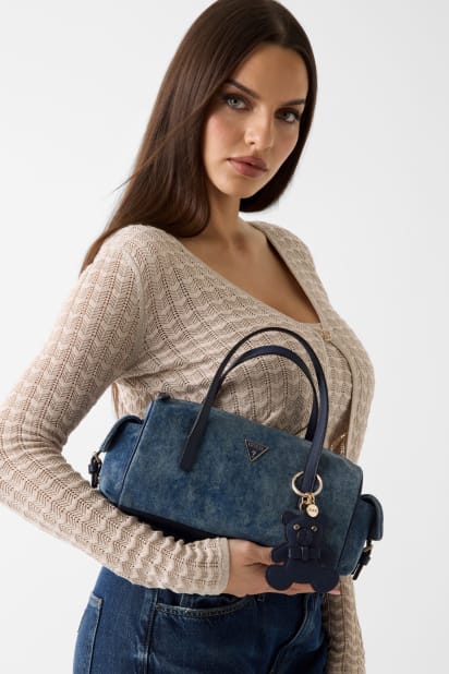 GUESS® Geantă de mână Kassie din Denim pentru femei
