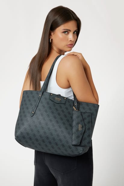 GUESS® 4G logolu brenton eco shopper çanta Kadın