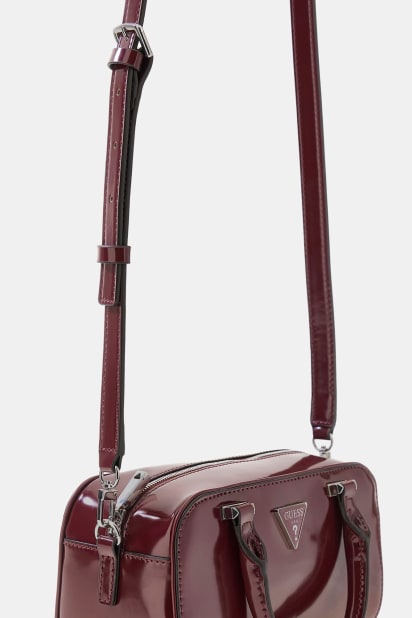 Sac à Main Guess Arnela Girlfriend Logo Pewter - Borsa Donna Élégante En Ecopelle