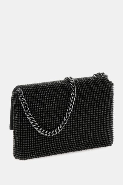 Boutique De FGG Vis Kristal Clutch Handtas Dames Avondtas Bruids Bruiloft Strass Clutches Feesttas Mini Oranje Geel