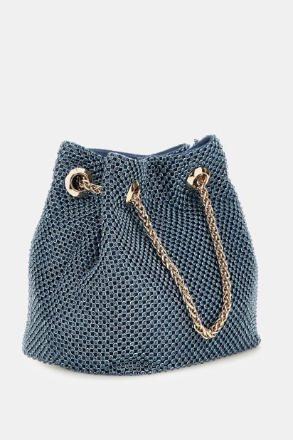Zalina taşlı mini kova çanta Kadın | GUESS® Geçmiş Koleksiyonlar