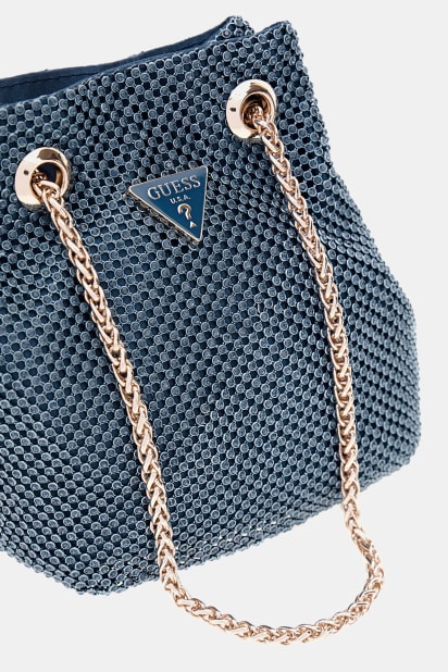 Zalina taşlı mini kova çanta Kadın | GUESS® Geçmiş Koleksiyonlar