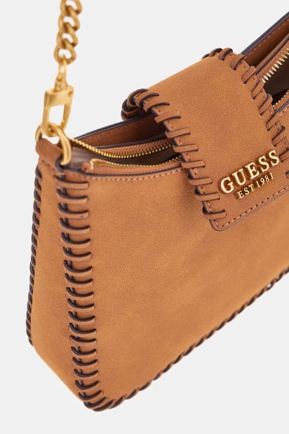 Libera hakiki deri omuz çantası Kadın | GUESS® Geçmiş Koleksiyonlar