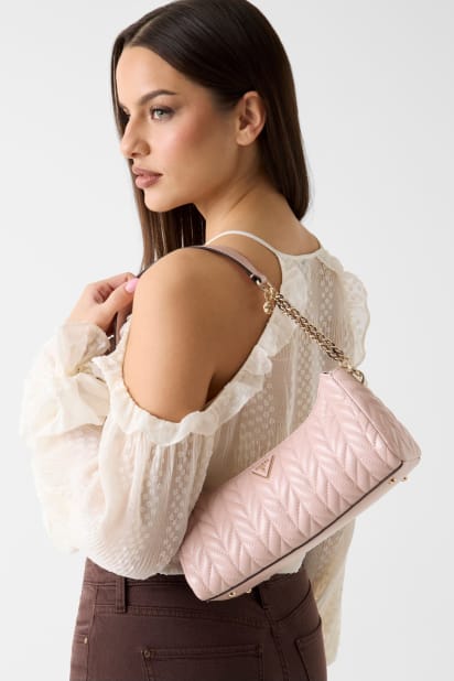 GUESS® Geantă de umăr matlasată Cheryl pentru femei