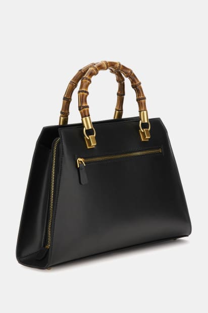 Bolso de mano Stephi con asas de bambú Mujer | GUESS® Colecciones