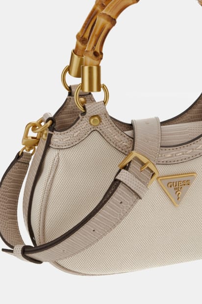 Zabry bambu saplı el çantası Kadın | GUESS® Geçmiş Koleksiyonlar