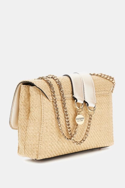 Giully rafya mini çapraz çanta Kadın | GUESS® Geçmiş Koleksiyonlar