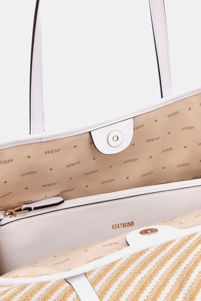 Vikky rafya macsi shopper çanta Kadın | GUESS® Geçmiş Koleksiyonlar