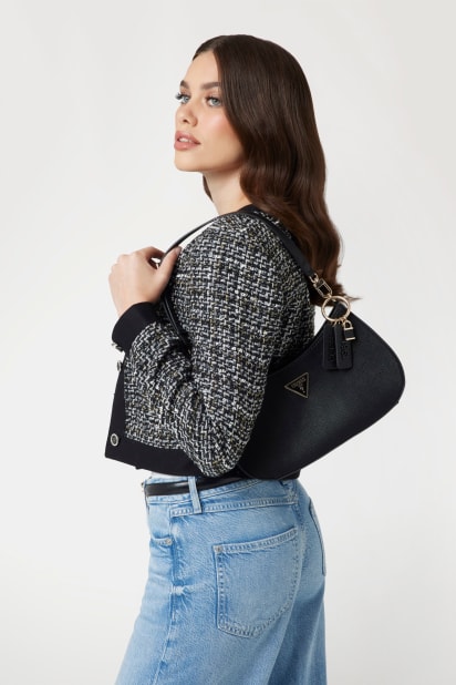 GUESS® Saffiano Noelle omuz çantası Kadın