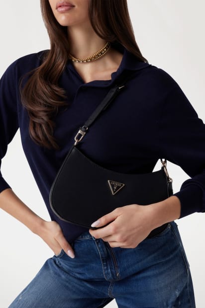GUESS® Saffiano Noelle omuz çantası Kadın